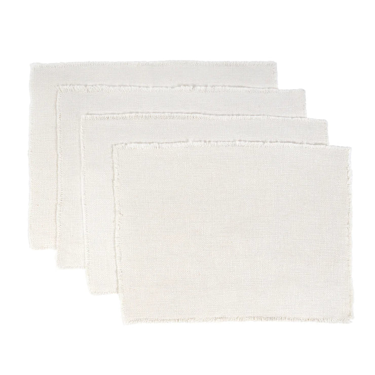 Pom Pom at Home Oakville Set of 4 Placemats ~ Available in 7 Colors ~ 13 x 19