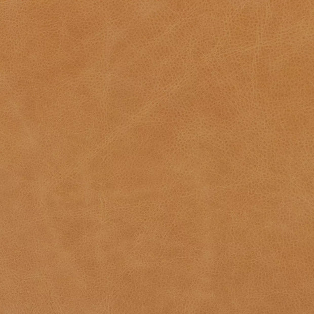 Four Hands Sinclair Round Ottoman  ~ Palermo Butterscotch Leather