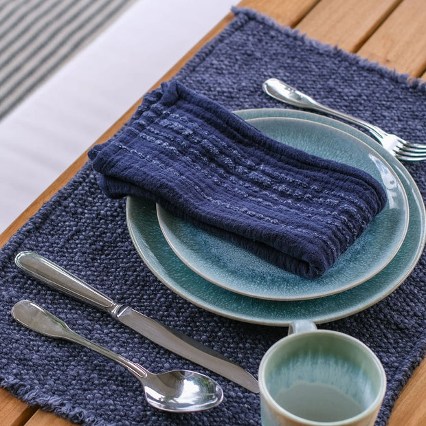 Pom Pom at Home Oakville Set of 4 Placemats ~ Available in 7 Colors ~ 13 x 19