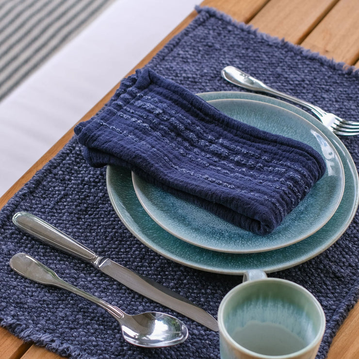 Pom Pom at Home Oakville Set of 4 Placemats ~ Available in 7 Colors ~ 13 x 19