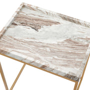 Crestview Collection Torrento Marble Nesting Tables ~ Set Of 3