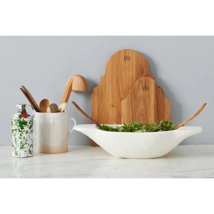 etúHOME Mod White Dough Bowl ~ Small ~ LAST CHANCE SALE ~ LIMITED QUANTITY