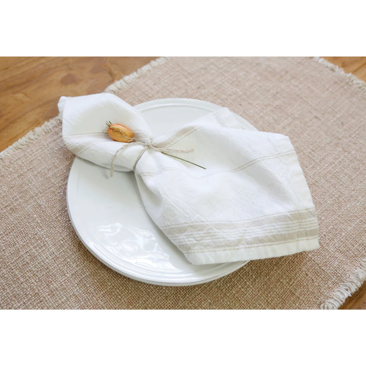 Pom Pom at Home Oakville Set of 4 Placemats ~ Available in 7 Colors ~ 13 x 19