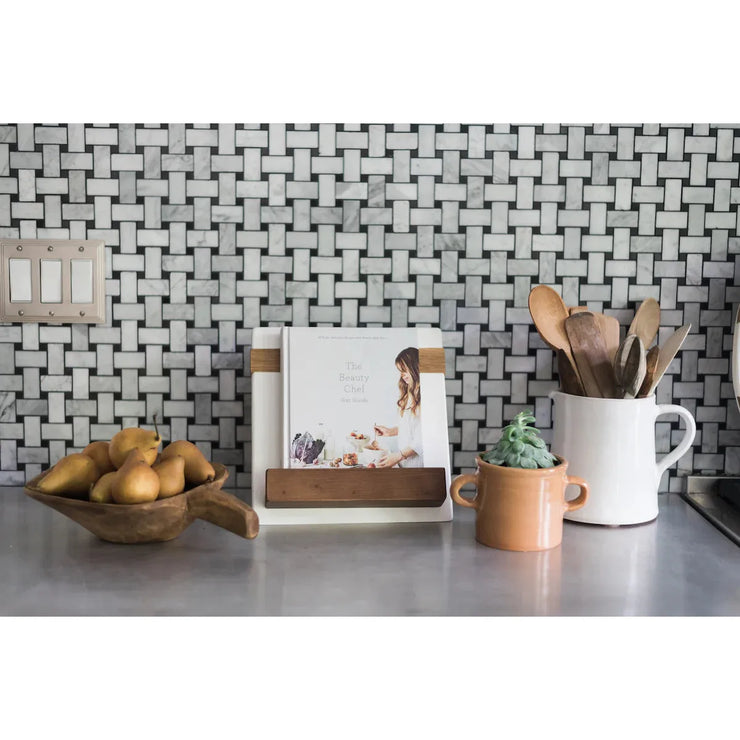 etúHOME White Mod iPad / Cookbook Holder