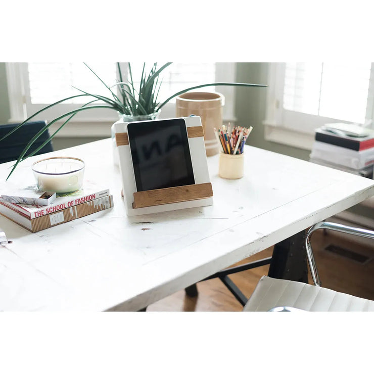 etúHOME White Mod iPad / Cookbook Holder