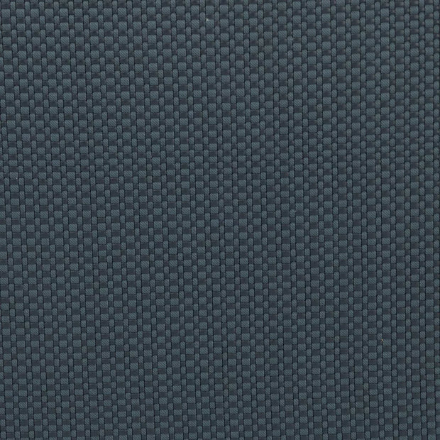 Four Hands Sinclair Round Ottoman  ~ Fresno Cobalt Blue Faux Leather