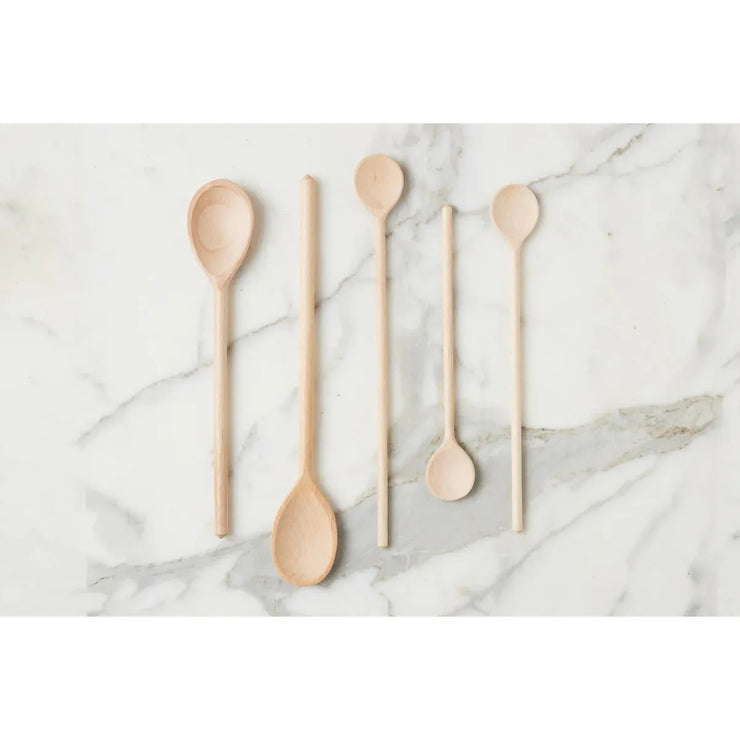 etúHOME Beechwood Cooking Spoons ~ Set Of 5