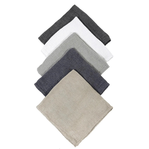 Pom Pom at Home Willows Set of 4 Waffle Weave Linen Napkins ~ Available in 5 Colors