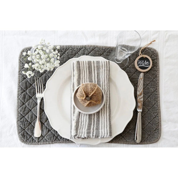 Pom Pom at Home Yountville Set of 4 Striped Napkins ~ Available in 5 Colors