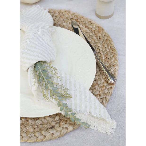 Pom Pom at Home Yountville Set of 4 Striped Napkins ~ Available in 5 Colors