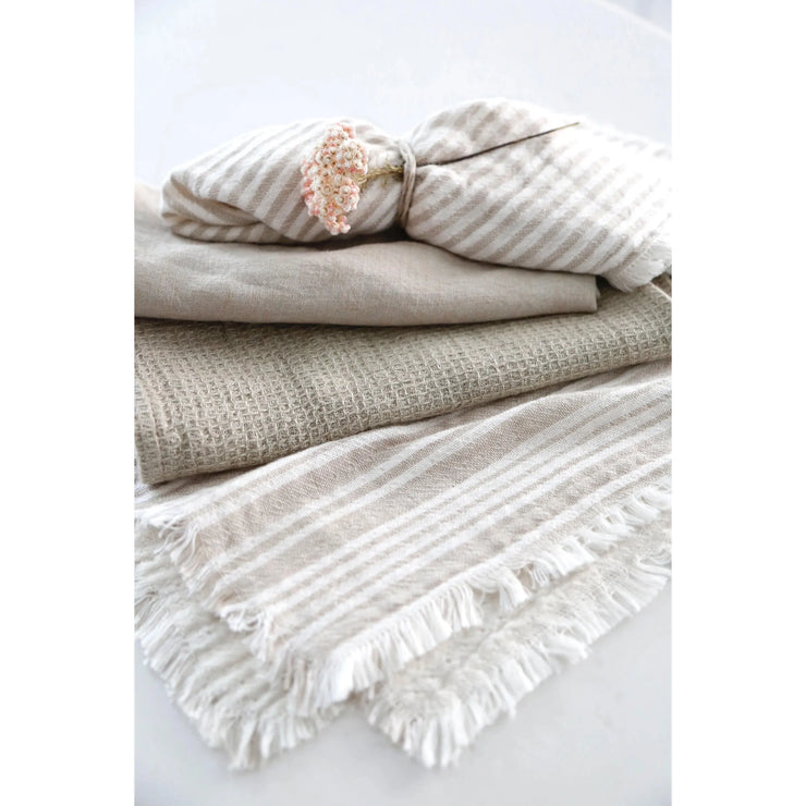Pom Pom at Home Yountville Set of 4 Striped Napkins ~ Available in 5 Colors