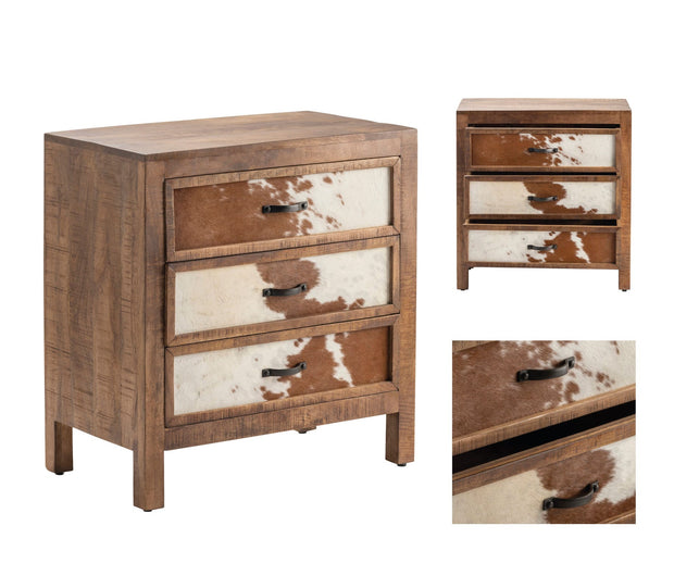 Crestview Collection Ft. Worth Cowhide Chest