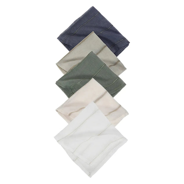 Pom Pom at Home Rutherford Set of 4 Napkins ~ Available in 5 Colors