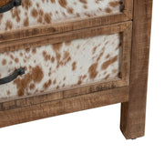 Crestview Collection Ft. Worth Cowhide Chest