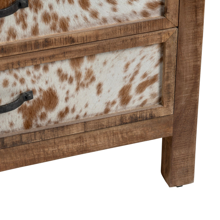 Crestview Collection Ft. Worth Cowhide Chest