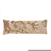 Anaya Home Elegant Floral Handwoven Pillow 14x40 With Down Insert