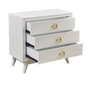 Crestview Collection Pomeroy Ivory Chest