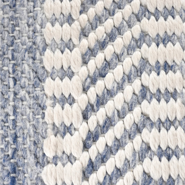 Anaya Home Seaside Stripe Handwoven Pillow 14x40 With Down Insert