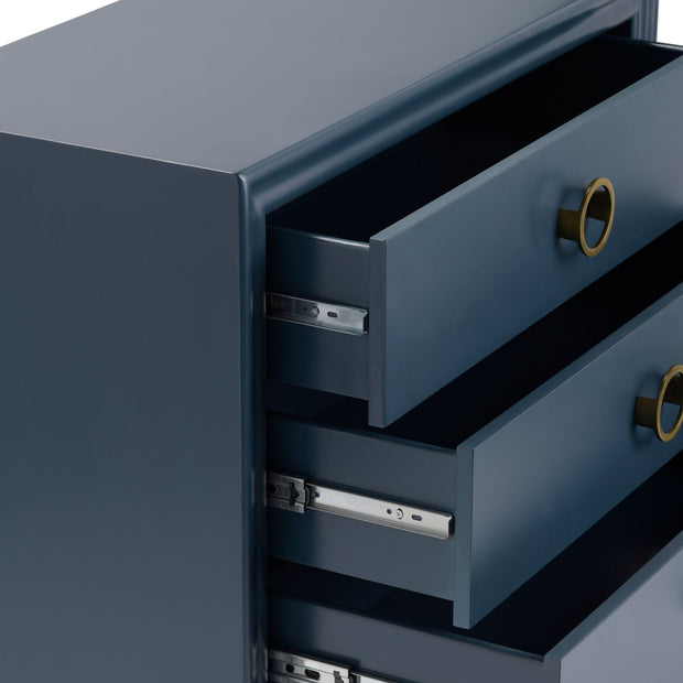 Crestview Collection Pomeroy Indigo Chest