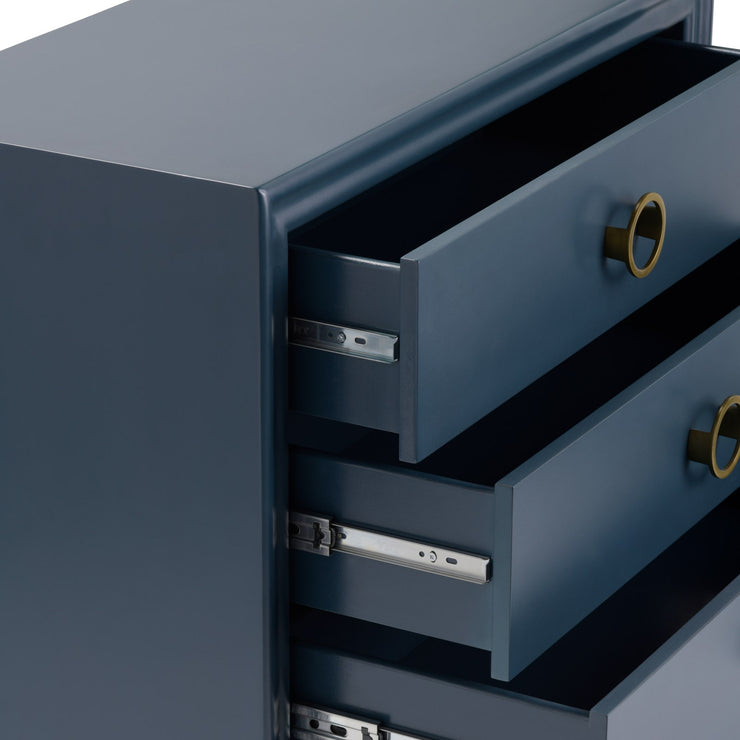 Crestview Collection Pomeroy Indigo Chest