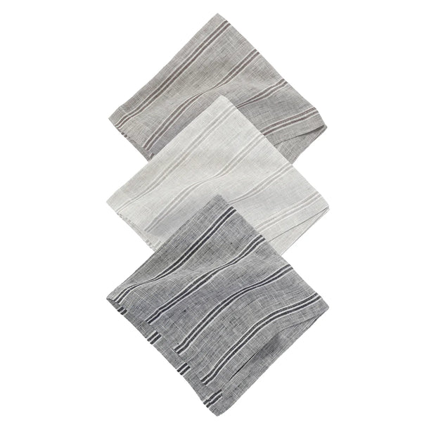 Pom Pom at Home Mendocino Set of 4 Linen Napkins ~ Available in 3 Colors