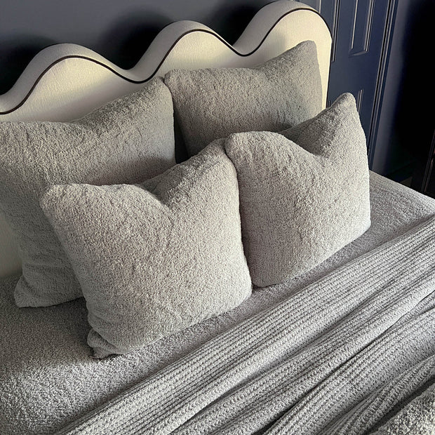 Kashwere Ultra Soft Stone 20x20 Plush Pillow with Plush Insert