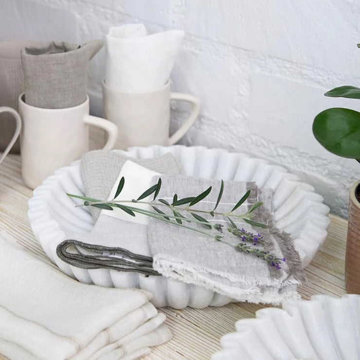 Pom Pom at Home Napa Set of 4 Linen Napkins ~ Available in 3 Colors