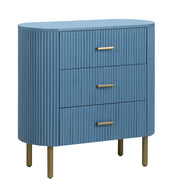 Crestview Collection Astoria Blue Three Drawer Chest