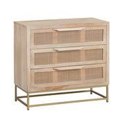 Crestview Collection Biscayne Cane and Wood Chest
