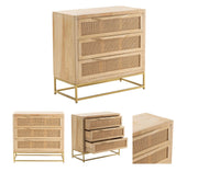 Crestview Collection Biscayne Cane and Wood Chest