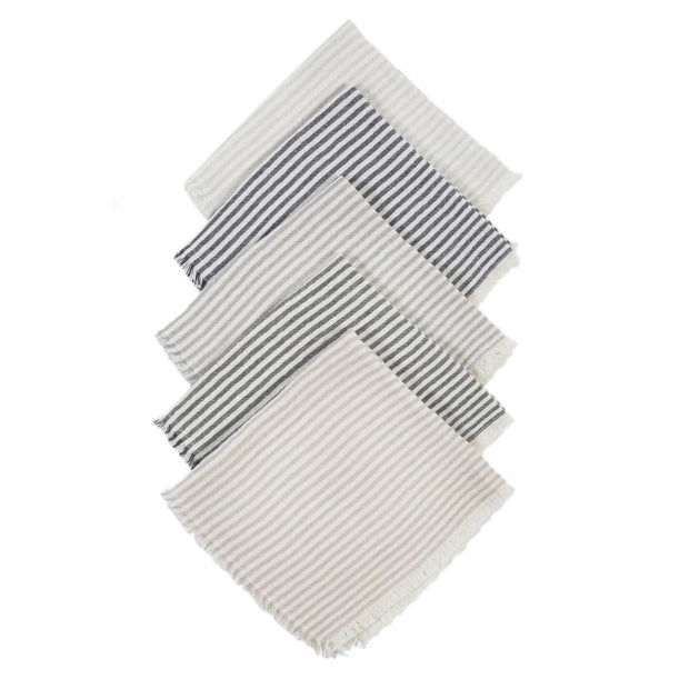 Pom Pom at Home Healdsburg Set of 4 Classic Striped Napkins ~ Available in 5 Colors