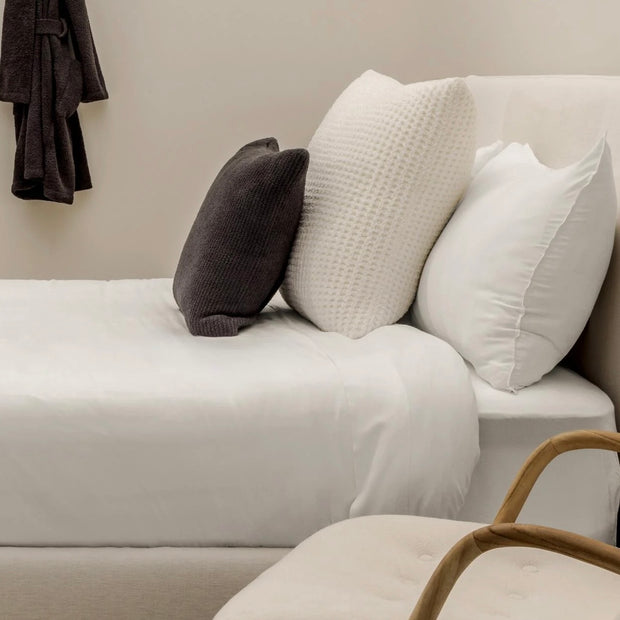 Barefoot Dreams Washed Bamboo Sheet Set  ~ White