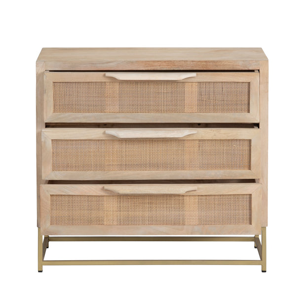 Crestview Collection Biscayne Cane and Wood Chest