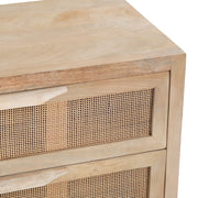 Crestview Collection Biscayne Cane and Wood Chest