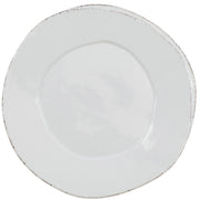 Vietri Lastra White Round Dinner Plate ~ Handcrafted Italian Stoneware