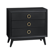 Crestview Collection Pomeroy Black Chest