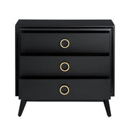 Crestview Collection Pomeroy Black Chest