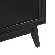 Crestview Collection Pomeroy Black Chest