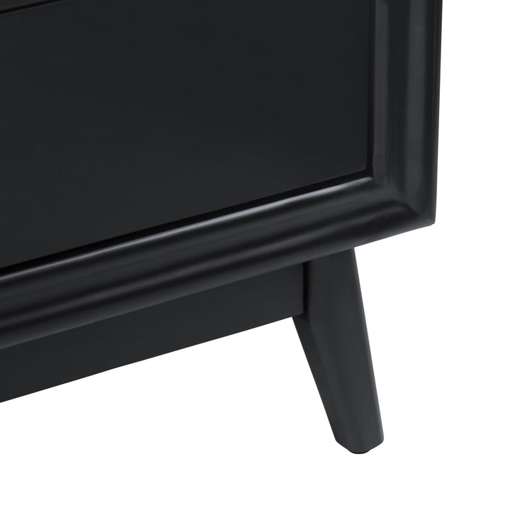 Crestview Collection Pomeroy Black Chest
