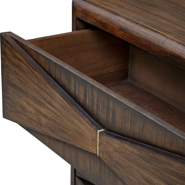 Uttermost Bowtie Deep Whisky Finish ~ 3- Drawer Chest