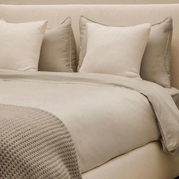 Barefoot Dreams Washed Bamboo Duvet Cover ~ Dune