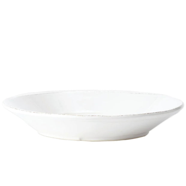 Vietri Lastra White Pasta Bowl ~ Handcrafted Italian Stoneware
