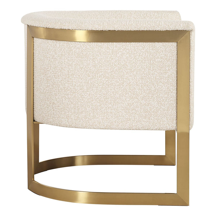 Uttermost Bellini Knubby Boucle Accent Chair