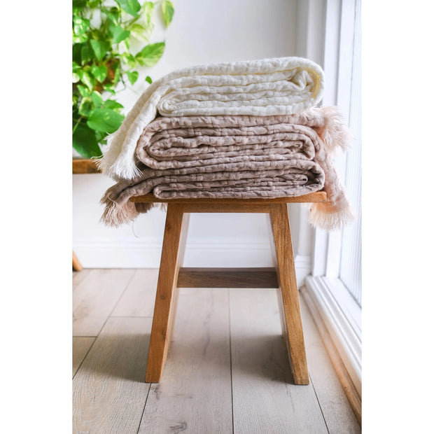 Pom Pom at Home Delphine Oversized Throw Blanket ~ Available in 3 Colors