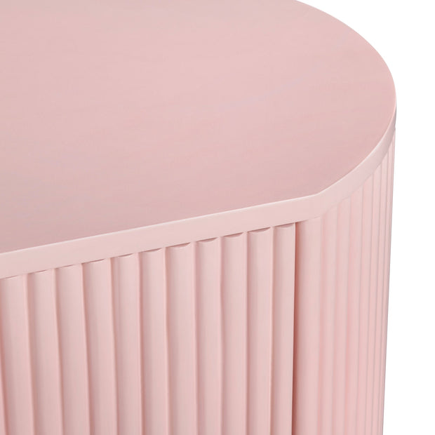 Crestview Collection Astoria Pink Three Drawer Chest