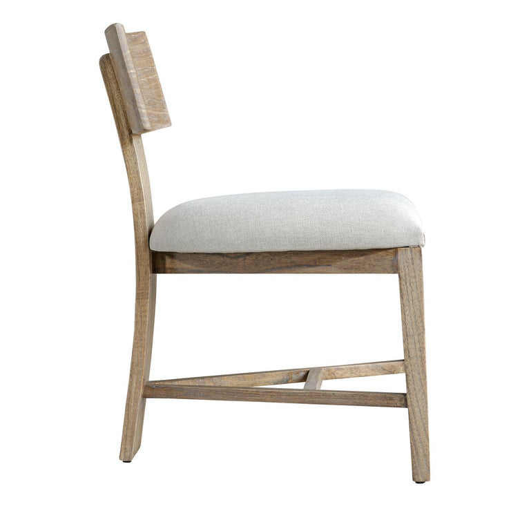 Uttermost Rowan Natural Oak Finish Dining Chairs ~ Set Of Two