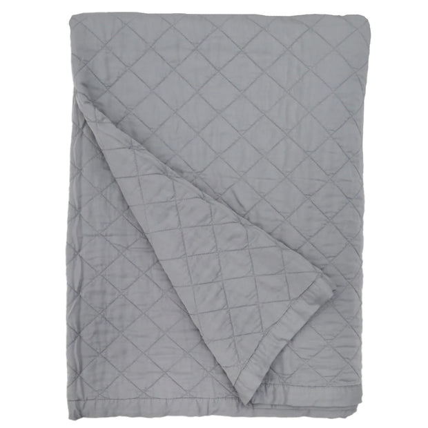 Pom Pom at Home Monaco Ocean Bamboo Sateen Oversized Throw Blanket ~ 68” x 94”