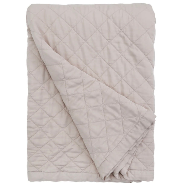 Pom Pom at Home Monaco Sand  Bamboo Sateen Oversized Throw Blanket ~ 68” x 94”
