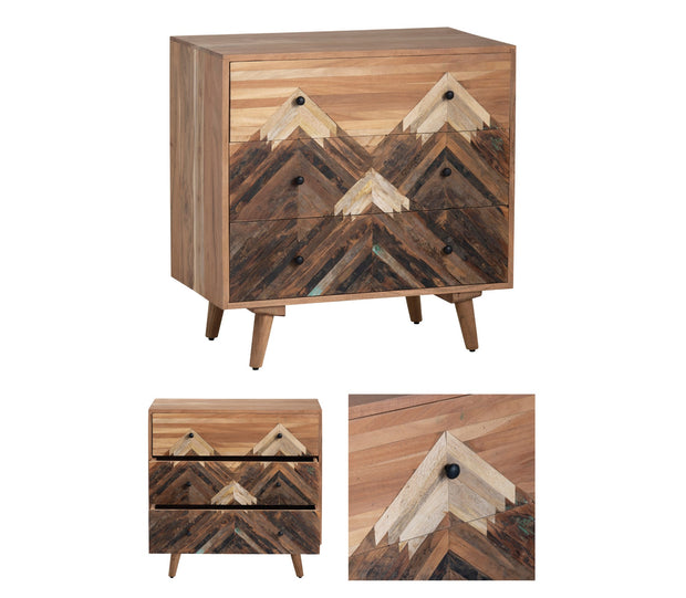 Crestview Collection Sierra Nevada Three Drawer Chest