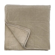 Pom Pom at Home Amsterdam Taupe Cotton Velvet Oversized Throw Blanket ~ 70” x 90”